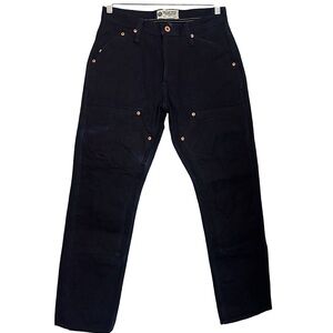 Grease Point Workwear Pants Railroad Carpenter Men’s 29x27 Navy Blue Button Fly